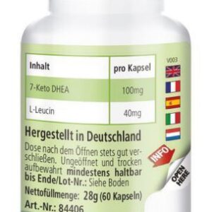 3x 7-Keto® DHEA 100mg 60 Kapseln - fairvital