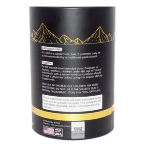 BIYODE Pure Himalayan Shilajit Gold Gummies 3000 mg - mit Ashwagandha, Ingwer, schwar